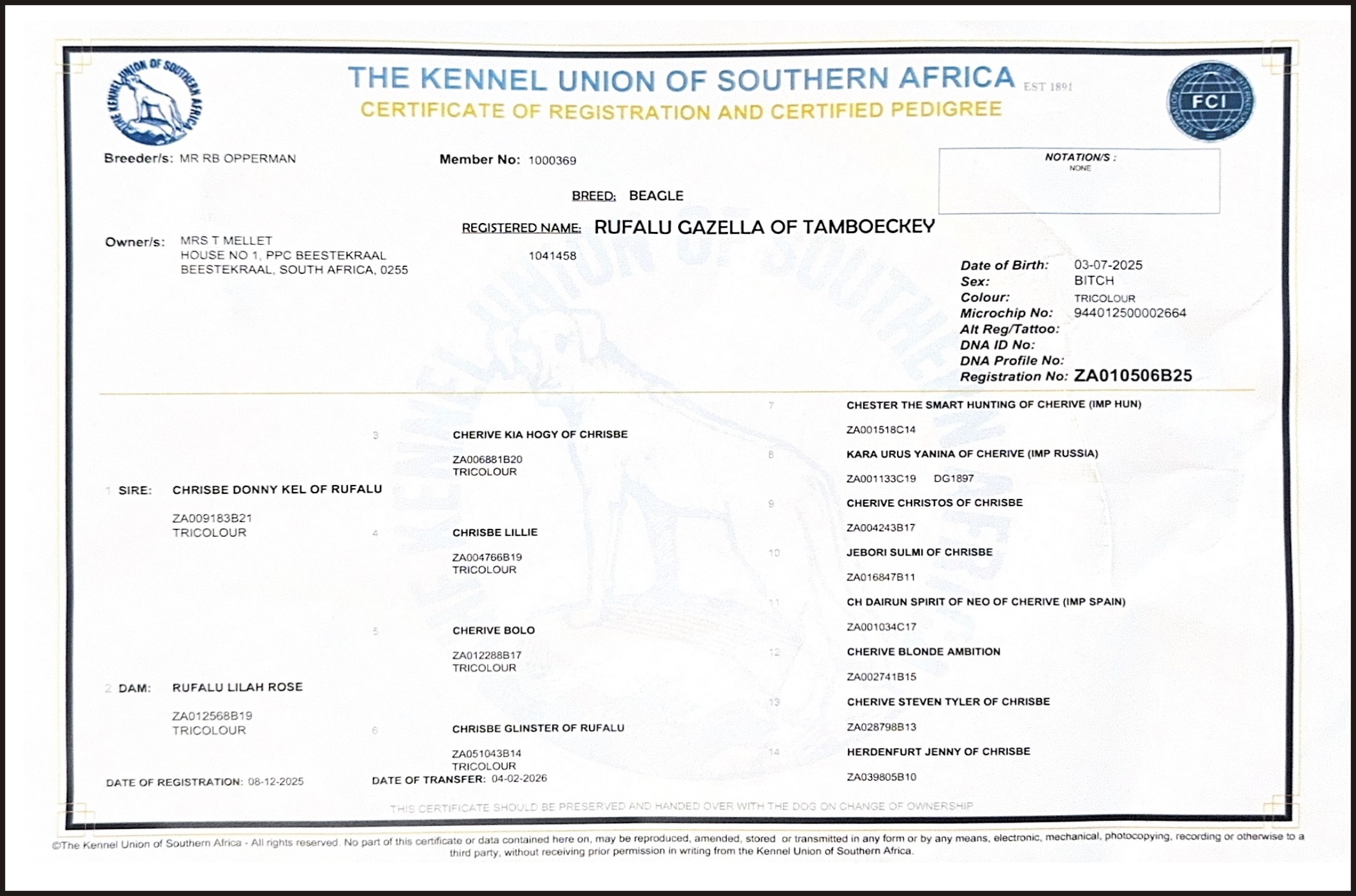 KUSA Registration