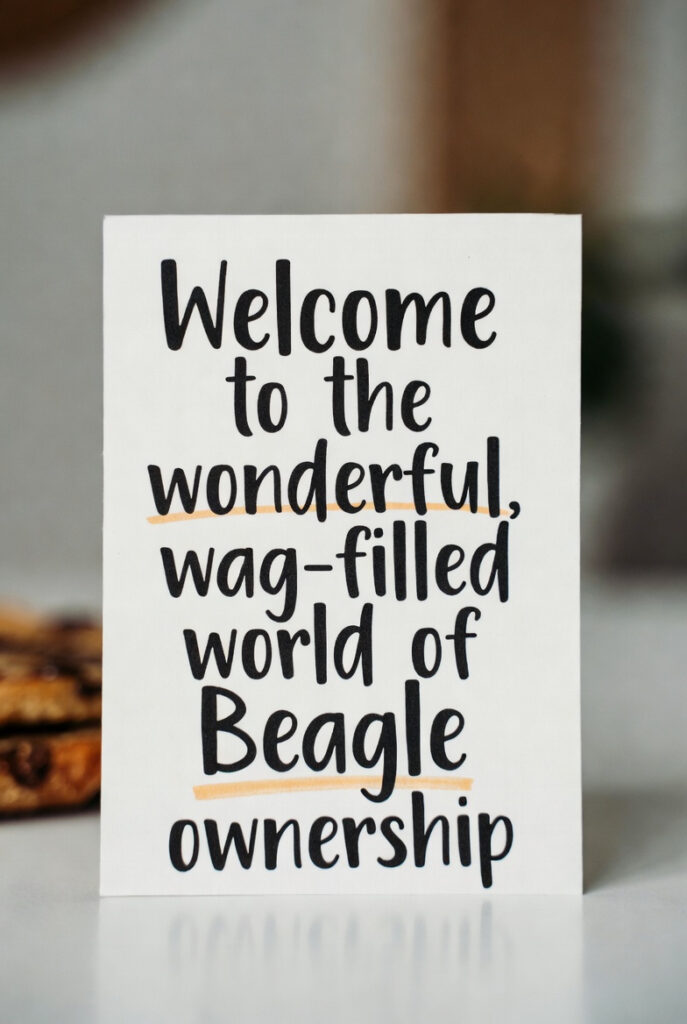 Beagle Puppy Welcome