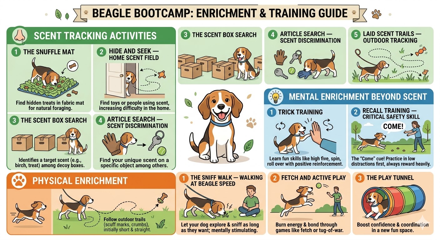 Structured Enrichment Plan Beagle-Scent-Training